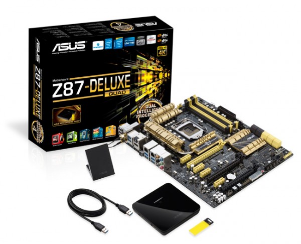 ASUS Z87-Deluxe-Quad Motherboard Features Thunderbolt 2 Technology