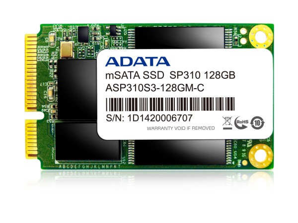 ADATA Premier Pro SP310 mSATA Solid State Drive Launched 2 mSATA SP310 128GB mSATA-SP310_128GB