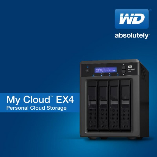 WD My Cloud EX4 Four-Bay NAS Unveiled