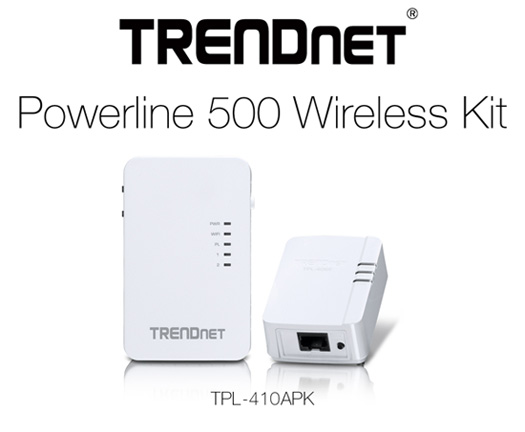TRENDnet Powerline 500 Wireless Kit Launched