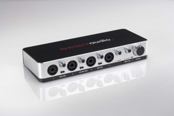 Resident Audio T4 Bus-Powered Multichannel Thunderbolt Interface Introduced