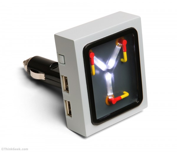 ThinkGeek Flux Capacitor Car Charger Introduced