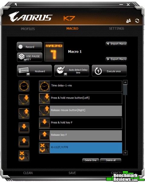 AORUS Thunder K7 Custom Macro