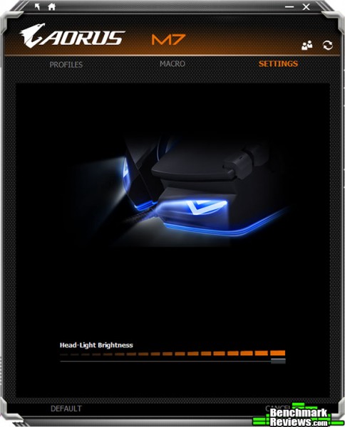 AORUS-Thunder-M7-Software-Headlight-Intensity