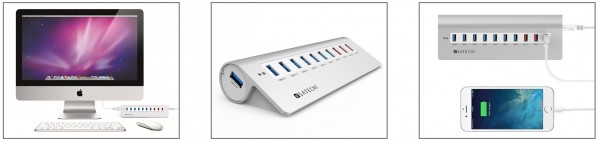 Satechi 10-Port USB 3.0 Premium Aluminum Hub Introduced 1 Satechi 10 Port USB 3.0 Premium Aluminum Hub Introduced Satechi 10-Port USB 3.0 Premium Aluminum Hub Introduced