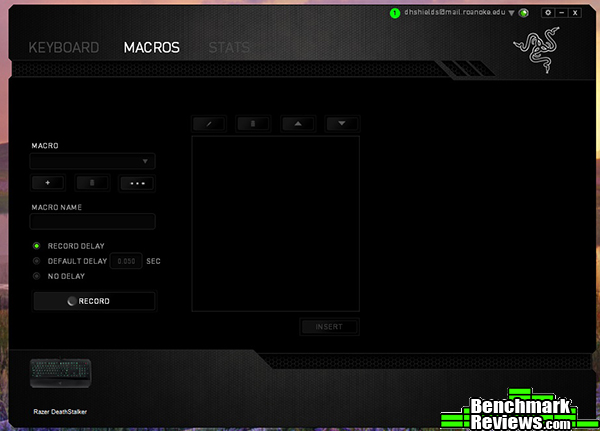 Razer Deathstalker Expert Keyboard Review 8 Razer Synapse 2.0 Deathstalker Macros Razer Synapse 2.0 Deathstalker Macros