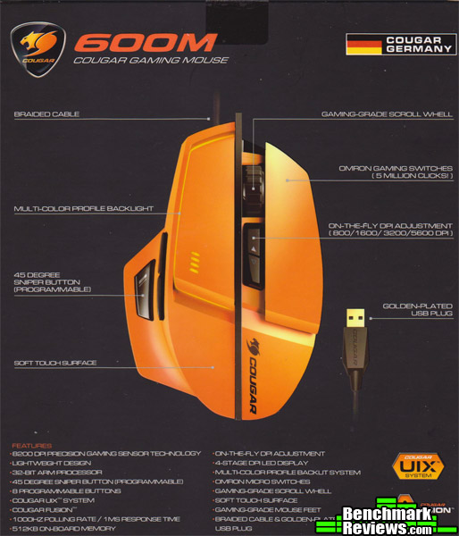 Cougar 600M Gaming Mouse Review 2 c600m b02 c600m-b02