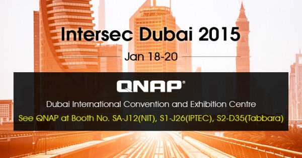 QNAP Security Surveillance Solutions Revealed at Intersec Dubai 2015