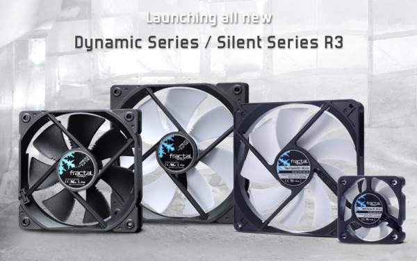Fractal Design Silent Series R3 Fans Announced