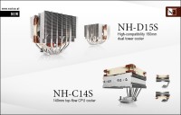 Noctua NH-C14S and NH-D15S Asymmetrical 140mm CPU Coolers Announced