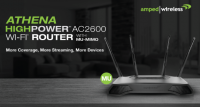 Amped Wireless ATHENA HighPower AC2600 Wi-Fi Router Introduced