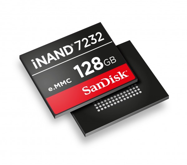 SanDisk iNAND 7232 EFD Storage Solution Debuts