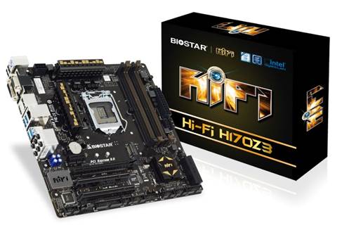 Biostar Hi-Fi H170Z3 Micro ATX Board Launched
