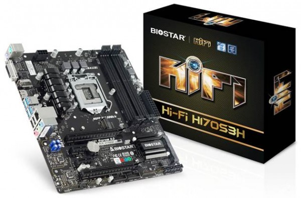 BIOSTAR Hi-Fi H170S3H Motherboard Announced 1 BIOSTAR Hi Fi H170S3H Motherboard Announced BIOSTAR Hi-Fi H170S3H Motherboard Announced