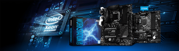 MSI C236A and C236M WORKSTATION Motherboards Announced