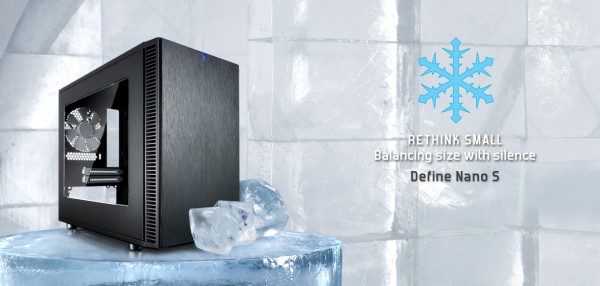 Fractal Design Define Nano S ITX Case Introduced 1 Fractal Design Define Nano S ITX Case Introduced Fractal Design Define Nano S ITX Case Introduced