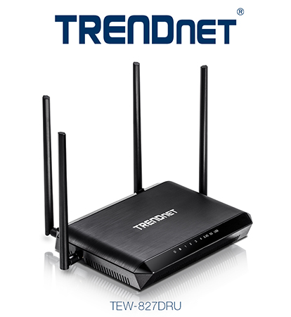 TRENDnet TEW-827DRU AC2600 StreamBoost MU-MIMO Wi-Fi Router Released
