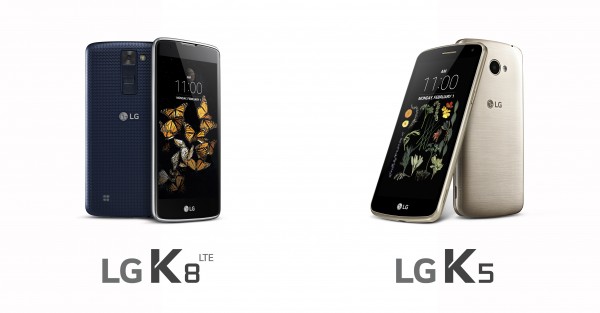 LG K8 and K5 Smartphones Released