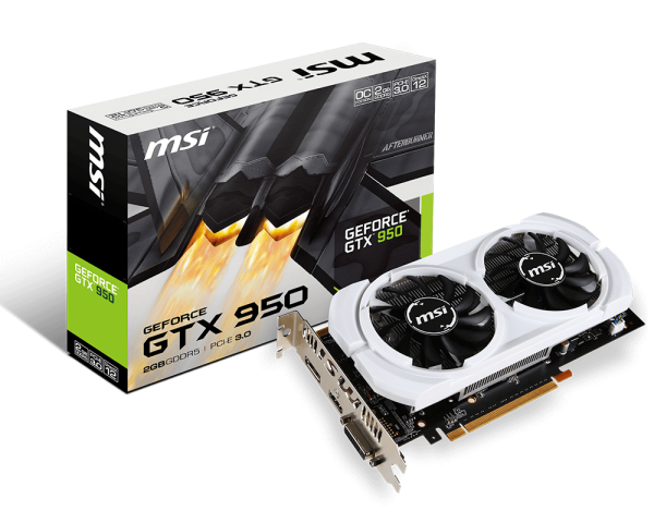 MSI GeForce GTX 950 Graphics Cards Unveiled