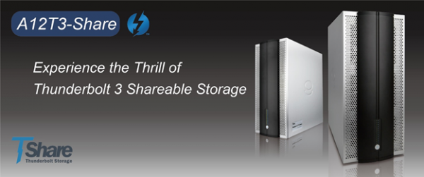 Accusys A12T3-Share 12-bay Shareable Storage Solution to Debut at NAB 2016 1 Accusys A12T3 Share 12 bay Shareable Storage Solution to Debut at NAB 2016 Accusys A12T3-Share 12-bay Shareable Storage Solution to Debut at NAB 2016