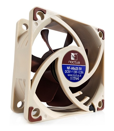 Noctua NF-A6x25 60mm Fan Announced