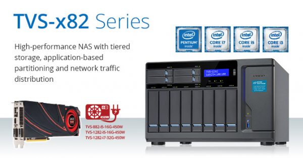 QNAP TVS-x82 Business NAS Announced