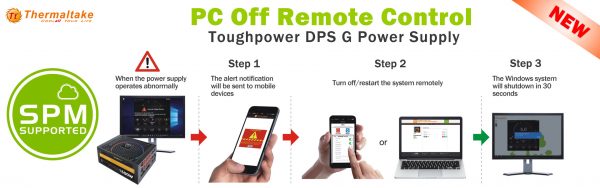 Thermaltake SPM Function PC Off Remote Control Mobile App Launched