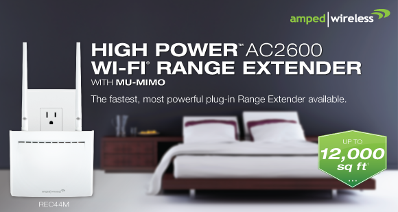 Amped Wireless ARTEMIS-EX High Power AC1300 Wi-Fi Range Extender Released