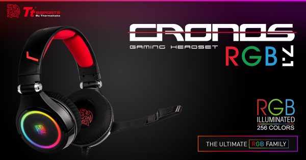 Tt eSPORTS CRONOS RGB 7.1 Gaming Headset Announced