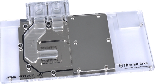 Thermaltake Pacific V-GTX 10 Series Transparent Water Block Announced