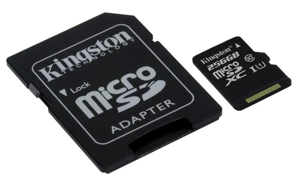 Kingston Digital Class 10 UHS-I Card 256GB microSDXC Released