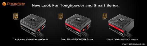 Thermaltake Toughpower Gold Series, Smart M Bronze Series, and Smart Bronze Series Power Supplies Launched