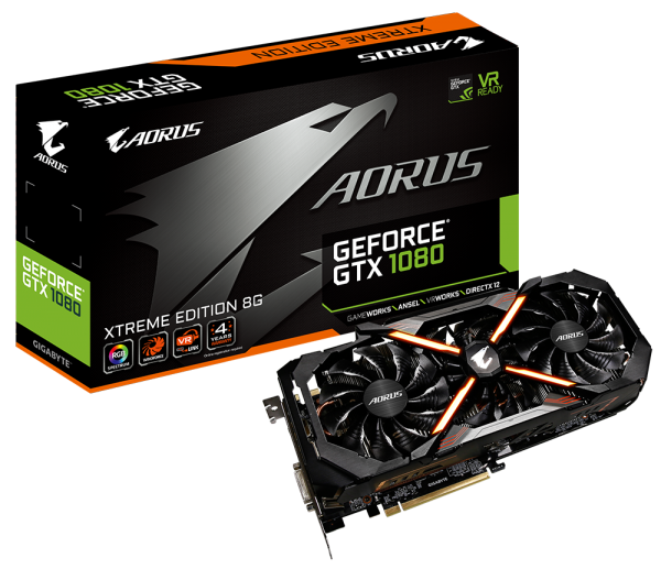 GIGABYTE GeForce GTX 1080 AORUS Xtreme Edition Graphics Card Announced