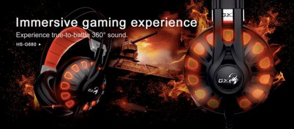 Genius HS-G680 Surround Sound Gaming Headset Unveiled