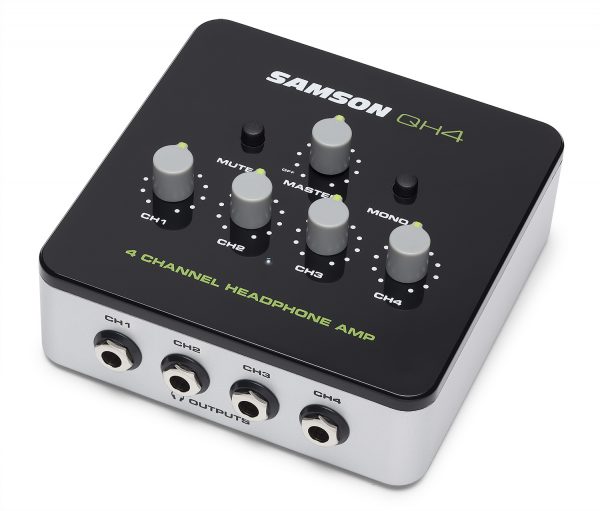 Samson QH4 4-Channel Headphone Amplifier Announced