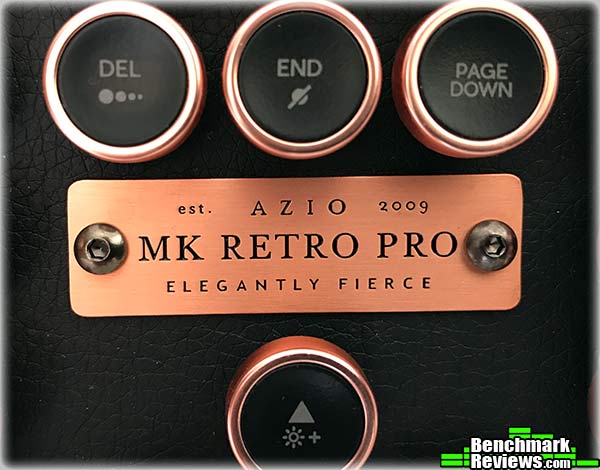 azio mk retro pro badge AZIO Retro Classic Mechanical Keyboard Preview
