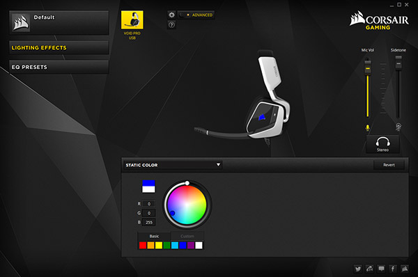 Corsair Void Pro RGB Gaming Headset Review 10 Corsair VOID Pro RGB CUE LED Corsair VOID Pro RGB CUE LED Corsair Void Pro RGB Gaming Headset Review