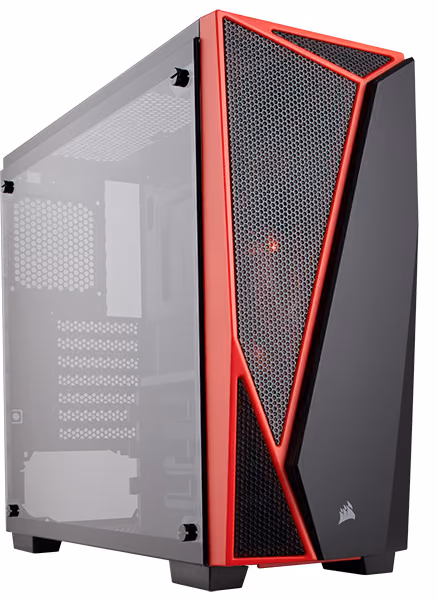Spec 04TGRED FULL Corsair Carbide SPEC-04 TG Case Review