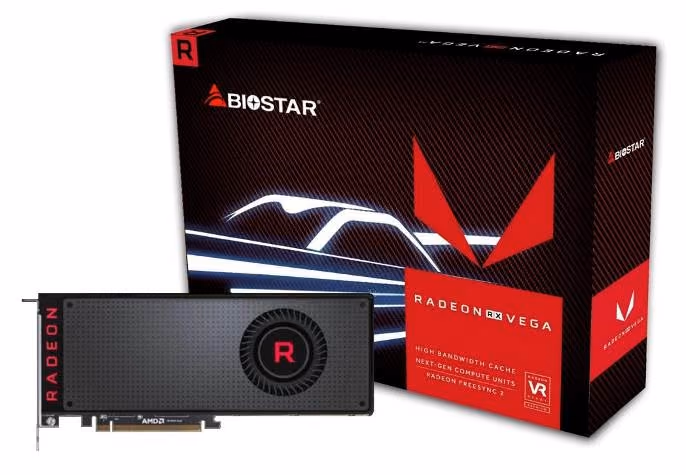 BIOSTAR Radeon RX Vega 64 VAVAT5VM88 Graphics Card