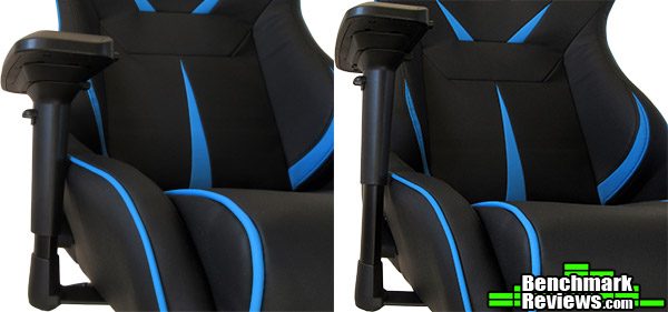 eWin Flash XL Height Comparison Arms E-Win Flash XL Gaming Chair Review
