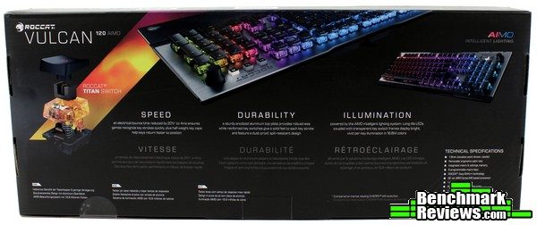 Roccat Vulcan120AIMO 002 Roccat Vulcan 120 AIMO Mechanical Gaming Keyboard